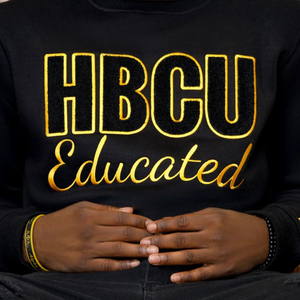 เสื้อสเวตเชิ้ต HBCU Alpha Chenille ปักลายตัวอักษรกรีก ดีไซน์คลาสสิก ผ้าฟลีซเนื้อหนา คอวี - Product Image 6
