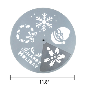 <b>Snow</b> <b>Spray</b> Stencil Holiday Stencil Christmas Template - Product Image 2
