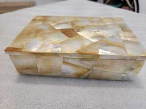 Boîte à bijoux de luxe en pierre précieuse pour la décoration intérieure Look traditionnel Marbre Auto-Adhésif Rectangle Art Moderne Design Antique - Product Image 6