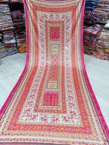 Sehroo Formal impreso bordado seda Dupatta señoras paquistaní marca Saree traje boda fiesta desgaste verano traje de moda - Product Image 6