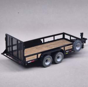 Remolque de acero de alta resistencia de 1500 lb para jardín, granja, cortacésped, con función de volteo, a la venta para Europa y EE. UU. - Product Image 1