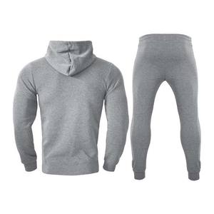 Venta al por mayor 2025 Ropa deportiva Casual Entrenamiento Chándales 2 PCS Jogger Wear Liso Logotipo personalizado Algodón Cremallera Hombres Trajes de chándal - Product Image 5