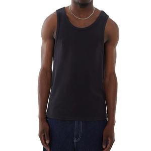 Débardeur en coton uni | Vêtements décontractés confortables | Gilet sans manches unisexe pour les tenues d'été - Product Image 1