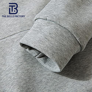 Men's TBF-011 2-Piece <b>Winter</b> Casual Jogging Sets Breathable Lightweight Solid Polyester/Cotton Hoodie Long Sleeves Four-Way - Product Image 5