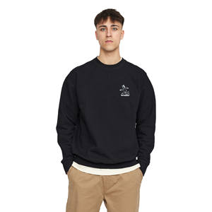 Service OEM en gros – Sweat-shirt polaire à col rond coupe classique pour homme, avec logo personnalisé brodé ou imprimé, anti-rétrécissement - Product Image 1