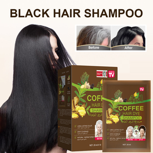 PLOG Shampoo Colorante Istantaneo 20ml - Caffè, Formula allo Zenzero Vegetale Senza Irritazioni Personalizzabile OEM - Product Image 4