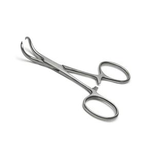 Pinza Quirúrgica para Toallas Backhaus de 9 cm, Curva, de Acero Inoxidable, Juego de Instrumentos Manuales - Instrumentos Quirúrgicos Básicos para Cirugía General - Product Image 5