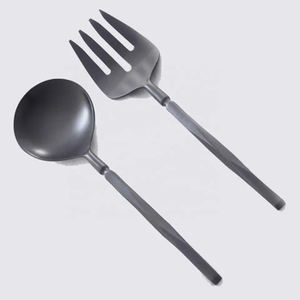 Juego de cubiertos con mango estilo Zig Zag, cubiertos modernos y elegantes, perfectos para mesa de comedor, cocina y ocasiones especiales - Product Image 6