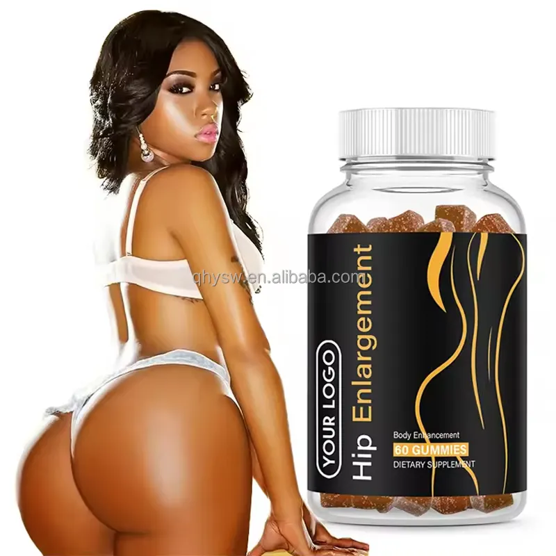 OEM ODM Hot Bigger Butt Lift Growth MACA gummy Private Label Enhancement Gummies Buttock Booster hip Enlargment