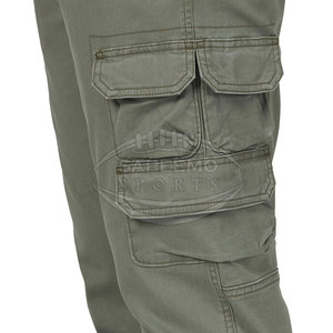 Pantalones Cargo de Lona Casuales y Modernos para Hombre, Ligeros, de Algodón, Resistentes al Viento, Perfectos para la Calle y el Gimnasio, Corte Holgado - Product Image 5