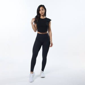 2024 Street Wear Tops cortos de verano para mujer Top corto de velocidad de cuerpo corto de color personalizado con servicio OEM - Product Image 4