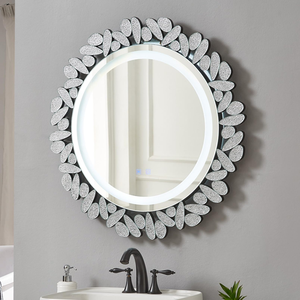 Miroir mural royal avec cadre en métal pour la maison et la décoration de mariage, design élégant fait à la main, parfait pour les cadeaux et les miroirs modernes et élégants. - Product Image 2