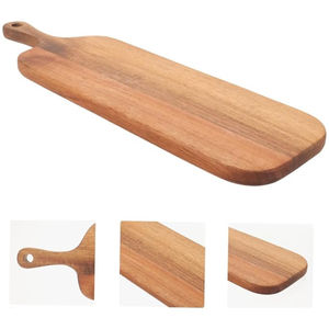 Planche à découper en bois massif Planche à découper en bois de grande taille avec poignée au prix de grossiste à la meilleure vente - Product Image 2