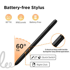 شاشة رسم Ugee UE12 PLUS مقاس 11.9 بوصة، شاشة عرض بالقلم مع شاشة مغلفة بالكامل، قلم بدون بطارية. - Product Image 5