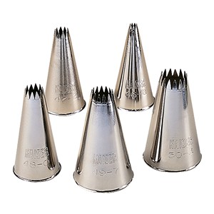 <b>Cake</b> <b>Decorating</b> <b>Supplies</b>-KAISER Professional Crown Nozzle 12 mm 5 Pack - Product Image 2