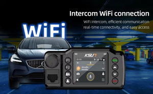 Kusn zl1200 4G PoC Walkie LTE toàn cầu đài phát thanh xe 50km phạm vi nói chuyện PTT hệ thống intercom Wifi tương thích zello ứng dụng 3G Xe đài phát thanh - Product Image 3