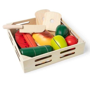 Ensemble de fruits de simulation d'apprentissage précoce de qualité supérieure jouets de cuisine et de nourriture pour les tout-petits pris en charge par l'OEM - Product Image 2