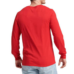 Alta calidad nuevo estilo personalizado Logo suave sudadera al por mayor Color sólido cuello redondo corto hombres sudadera - Product Image 6