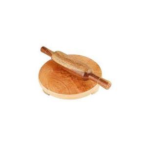 Rouleau à pâtisserie et planche à rouler en bois rond, outils de cuisson, articles de cuisine pour la maison, fabrication artisanale de rouleaux à pâtisserie en bois, planche à pâtisserie - Product Image 1