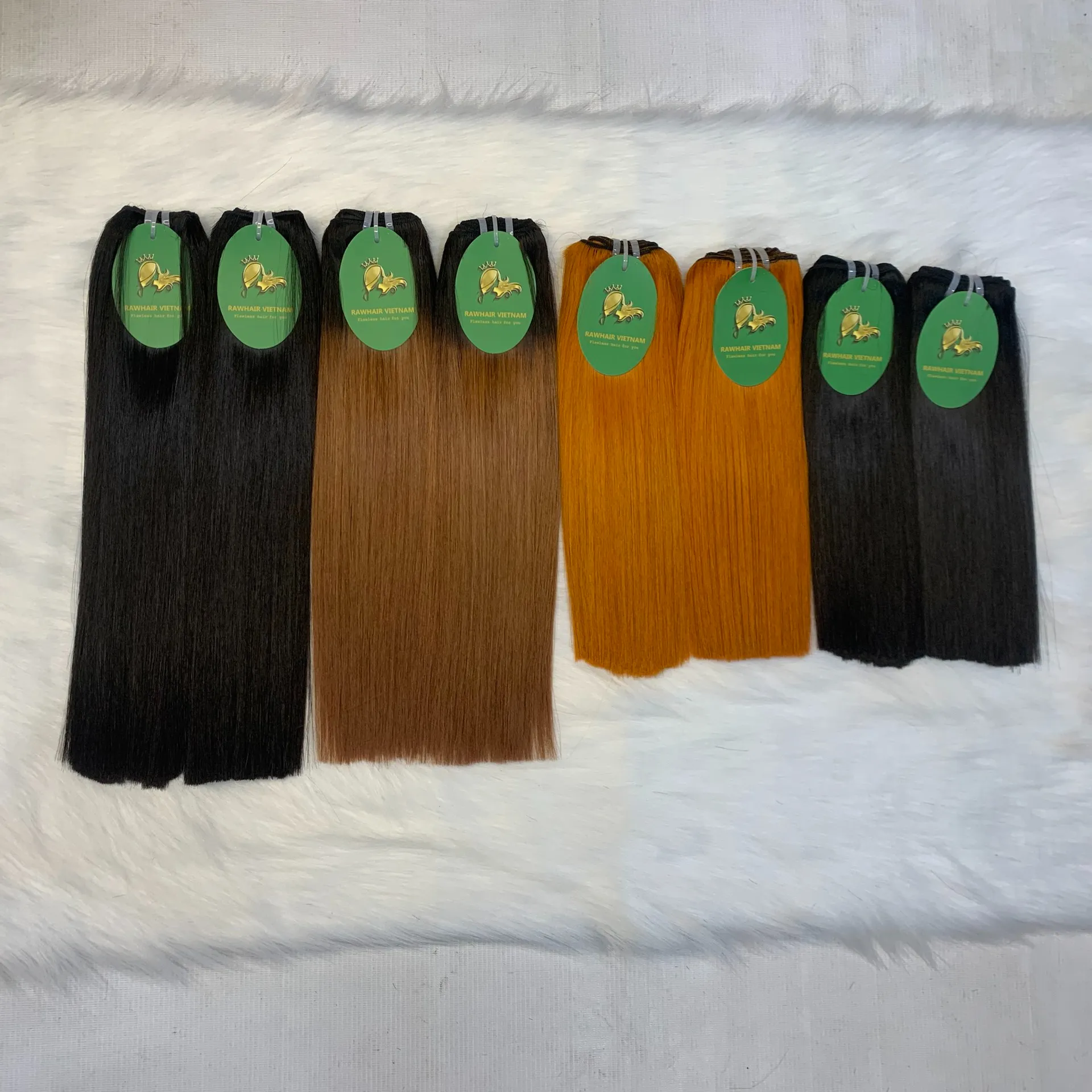 RTS New Order Hot Selling Vietnamese Bone Straight Hair Human Hair Extensions Raw Vietnamese Hair