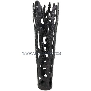 Florero decorativo de diseño único con soporte de ramas de Metal pulido con espejo Floreros de mesa de hotel para el hogar más vendidos - Product Image 5