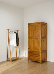 Moderno y Clásico Armario de Teca de Estilo Chino de 3 Pies, Magnífico Armario de 2 Puertas y 4 Cajones, Sostenible, Duradero y Elegante - Product Image 6