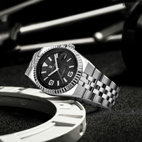 2025 CORGEUT hommes haute qualité 40mm saphir automatique montre mécanique lumineux Miyota mouvement propre plongeur résistant à l'eau
