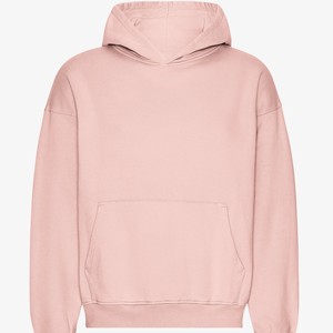 Sudadera con capucha de gran tamaño para hombre personalizada al por mayor logotipo bordado 100% algodón peso pesado 500gsm sudaderas con capucha unisex en blanco para hombre - Product Image 6
