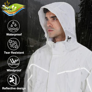 Combinaison de pluie pour homme, veste et pantalon imperméables pliables, imperméable réfléchissant, équipement de pluie pour le golf, la randonnée, la pêche en plein air - Product Image 6