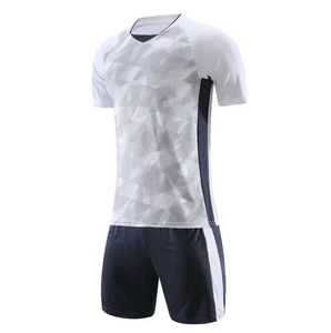 Soccer Uniform 100% Polyester Short Sleeve Wholesale Price Custom Size Lightweight Breathable <b>Men</b> - Product Image 2