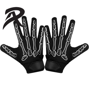 Gants de football américain de conception américaine, haute qualité, adhérence en silicone, confortables, gants de football américain de qualité supérieure - Product Image 2