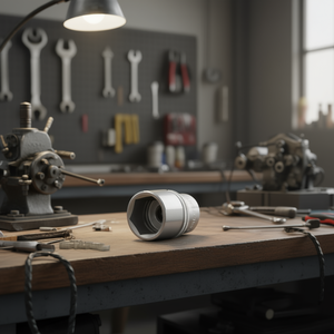 Hazet 3/4'' Short 6-Point Metric Square <b>Socket</b> - Product Image 3