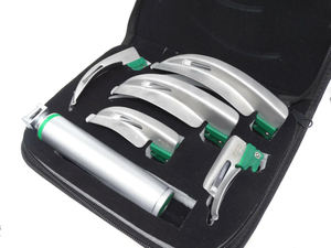 Wholesale Best Quality Disposable Stainless Steel Laryngoscopes Surgical ENT <b>Fiber</b> <b>Optic</b> Laryngoscope Instrument Set - Product Image 3