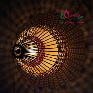 Tormenta de tejido polivinílico vietnamita tradicional Pantalla de plástico tejida minimalista para decoración del hogar - Product Image 2