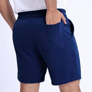 Streetwear uni avec logo personnalisé Short ample solide pour hommes Short en molleton de basket-ball pour les hommes - Product Image 2