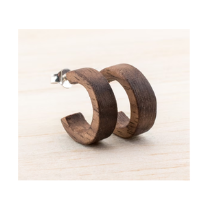 ต่างหูไม้ทำด้วยมือทำจากไม้ธรรมชาติต่างหูยาวจำนวนมากใช้เป็นของขวัญวันเกิดทรงกลมตามงบประมาณของคุณ - Product Image 3