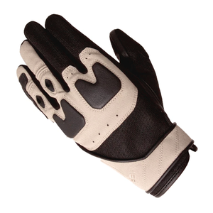 Sand Black Goat Leather & Mesh Motorbike Gloves Motorcycle Auto Racing Wear Sand Genuine Leather Gloves For Men - Product Image 2