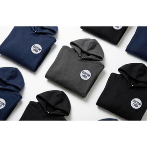 เสื้อฮู้ดพรีเมียมเนื้อหนา 100% ผ้าฝ้ายฟลีซ สำหรับฤดูหนาว มีฮู้ดบุสองชั้น กระเป๋าจิงโจ้ ปรับแต่งได้ ใส่ได้ทั้งชายและหญิง สไตล์สตรีทแวร์ - Product Image 1