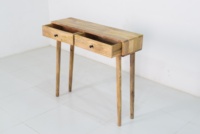 Table console en bois de manguier massif de style industriel avec tiroirs de rangement pour la maison, le salon, la chambre, l'hôtel, meubles de maison de haute qualité