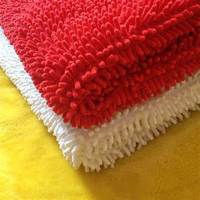 Tapis en microfibre chenille, tapis de nettoyage, tapis en velours, tapis en velours côtelé, tissu en velours pour salle à manger, dessin