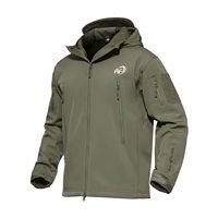 Uniforme Táctico de Guardia de Seguridad de Primera Calidad, Chaqueta y Pantalón Verde Oliva con Cierre Completo, Tejido Suave Impermeable para Hombre, Invierno
