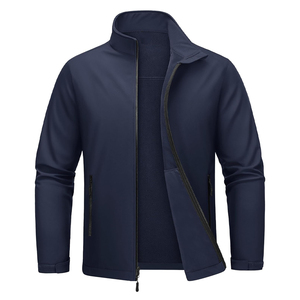Chaquetas deportivas personalizadas Chaqueta de lluvia Impermeable Peso ligero Hombres Softshell Chaqueta cortavientos impermeable al aire libre - Product Image 1