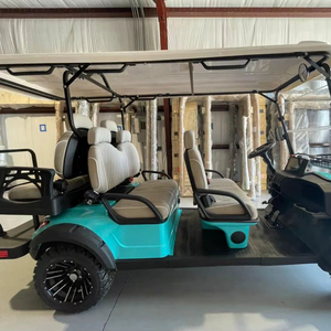 Chariot de golf électrique 6 places de luxe classique écologique avec chariot du Golfe de vente - Product Image 1