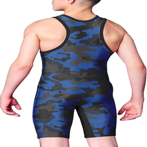 Uniformes de Lucha Libre Personalizados para Niños y Niñas, Camisetas de Camuflaje para Competencia, Ropa Deportiva Sublimada, Trajes Deportivos - Product Image 3