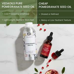 น้ำมันเมล็ดทับทิมบริสุทธิ์ 100% เกรดเครื่องสำอาง HP Valia สกัดเย็น น้ำมันหอมระเหย บำรุงผิวให้ชุ่มชื้น กระจ่างใส บำรุงร่างกาย ลดน้ำหนัก - Product Image 3