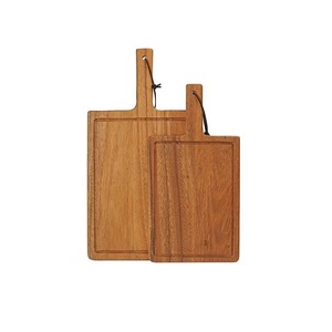 Tabla de cortar moderna de gran oferta, juego de regalo de cocina de Color claro, servir de tabla de equilibrio de madera, tabla de cortar de madera con asa - Product Image 6
