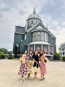 Bolso de hombro de jacinto de agua de estilo Vintage duradero hecho a mano con conveniente dos asas cierre abierto decoración Floral para mujer - Product Image 5