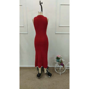 Vestido Largo Ajustado de Punto sin Mangas con Cuello en V para Mujer, Modelo 32823, de Jane's, para Eventos Nocturnos Elegantes - Product Image 6