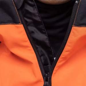 Chaqueta de lluvia de estilo clásico hecha con material impermeable y forro de malla Protección confiable en días lluviosos para todas las chaquetas de hombre - Product Image 2