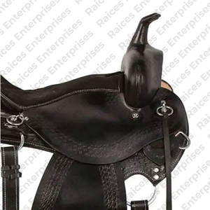 Sillín inglés de cuero auténtico para montar a caballo, elegante y cómodo, Fabricante Mayorista, sillín inglés de caballo de alta calidad - Product Image 3